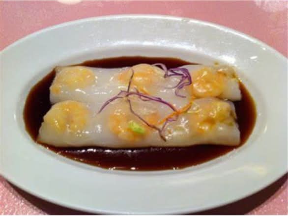 Steamed Rice Roll with Shrimp 鮮蝦腸粉